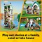 Creator 3 in 1 Cozy House Building Kit, Rebuild into 3 Different Houses, Includes Family Minifigures and Accessories, DIY Building Toy Ideas for Outdoor Play for Kids, Boys and Girls, 31139